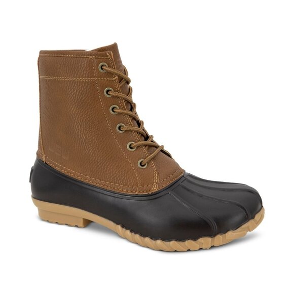 JBU Men's Maine Waterproof Lace-up Duck Boots, Tan, Size 13, NIB - Picture 1 of 4